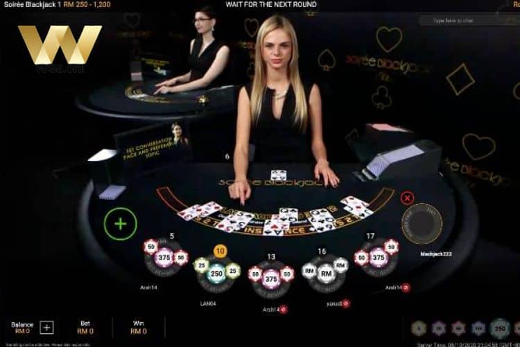 Blackjack (Xì dách) trực tuyến tại nhà cái W88